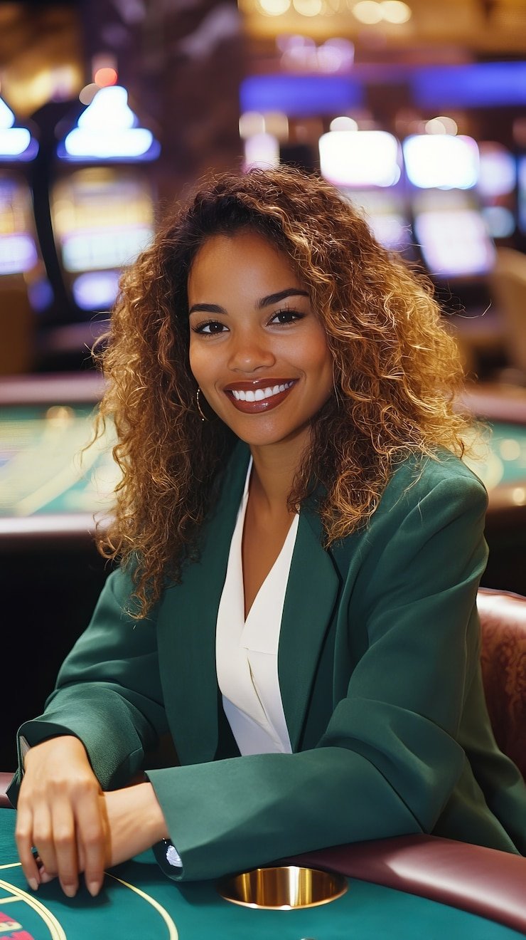 hahagacor login live-dealer studio showing multi-camera blackjack setup and professional broadcast equipment